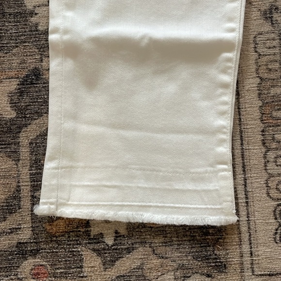 AE Ne(x)t Level Highest Rise Jegging Crop Raw Hem white jeans size 18 NWT - Picture 5 of 8